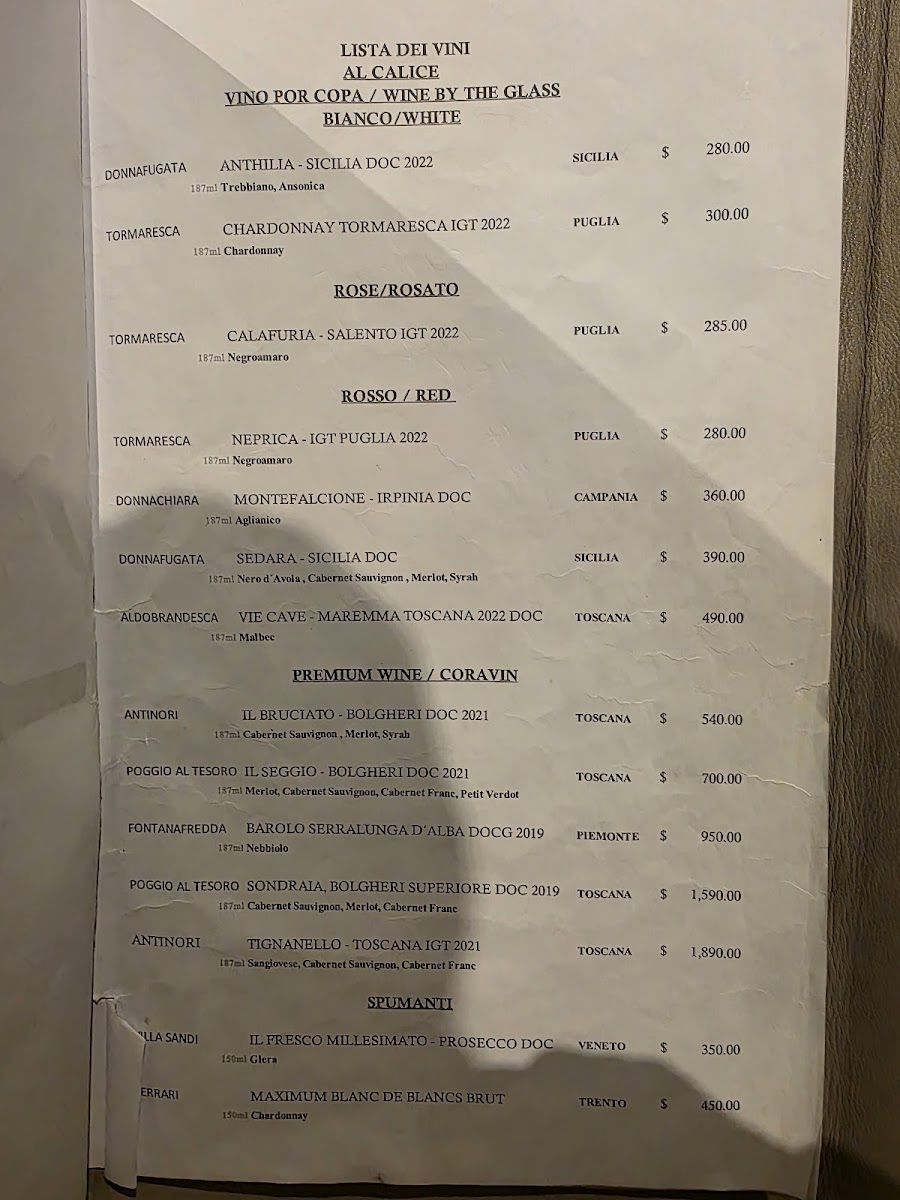 Fornería del Becco Menu - Image 5